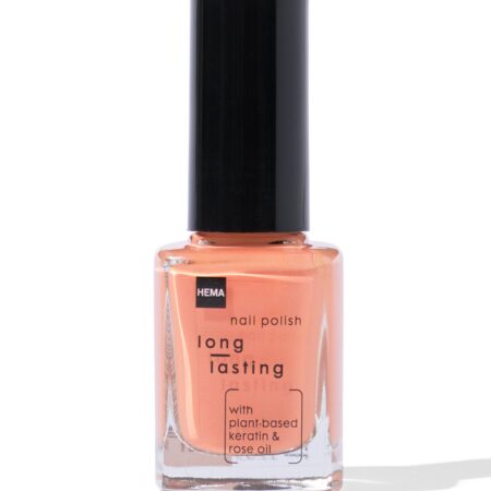 HEMA Long lasting nagellak 1033 melon sorbet (oranje) | HEMA