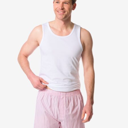 HEMA Losse herenboxer strepen roze (roze) | HEMA