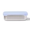 HEMA Lunchbox 14.3x18.9x5.8cm rvs blauw (blauw) | HEMA
