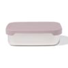 HEMA Lunchbox 14.3x18.9x5.8cm rvs donkerroze (donkerroze) | HEMA
