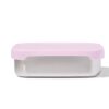 HEMA Lunchbox 14.3x18.9x5.8cm rvs roze (roze) | HEMA
