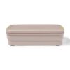 Lunchbox modulair groot grijs (paars)