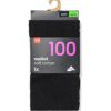 HEMA Maillot katoen 100 denier zwart (zwart) | HEMA