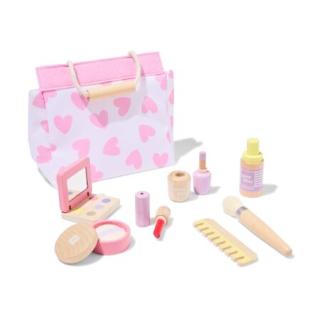 HEMA Make-up set 21x19x12cm hout | HEMA