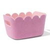 HEMA Mand 20x12cm vilt paars | HEMA