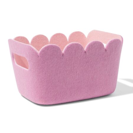HEMA Mand 20x12cm vilt paars | HEMA