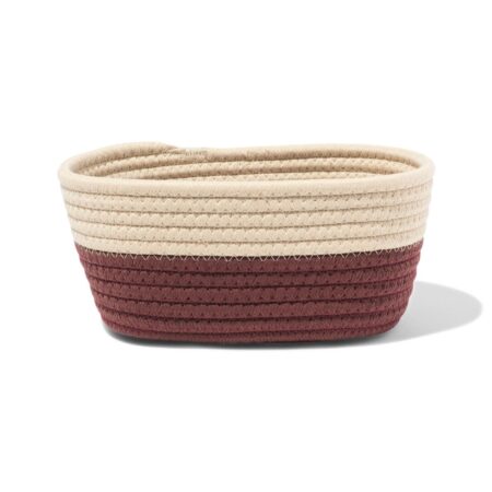 HEMA Mand 23x11cm touw beige-bruin | HEMA