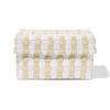 HEMA Mand 25x15cm met deksel geblokt beige | HEMA