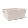 HEMA Mand 27x36x17cm vilt beige | HEMA