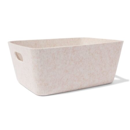 HEMA Mand 27x36x17cm vilt beige | HEMA