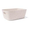Mand 33x14cm vilt beige