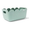 Mand 33x14cm vilt lichtgroen
