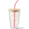 HEMA Mason jar 410ml bamboe spikkel | HEMA