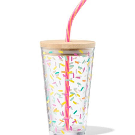 HEMA Mason jar 410ml bamboe spikkel | HEMA