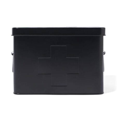 HEMA Medicijnbox klein zwart 14.5x23x16 (zwart) | HEMA