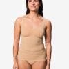 Medium corrigerend dameshemd beige