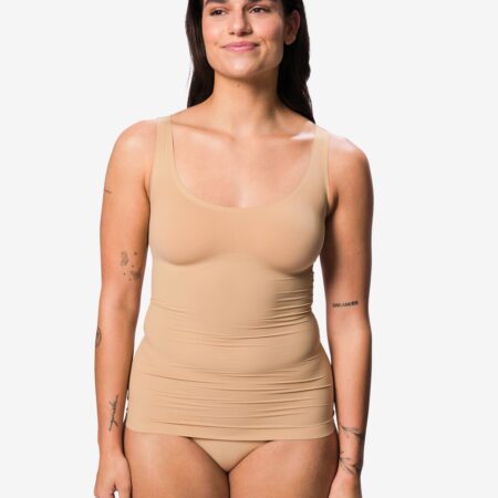 HEMA Medium corrigerend dameshemd beige (beige) | HEMA