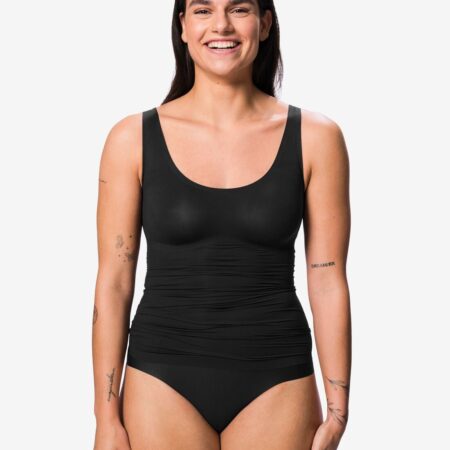 HEMA Medium corrigerend dameshemd zwart (zwart) | HEMA