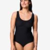 HEMA Medium corrigerende damesbody second skin zwart (zwart) | HEMA