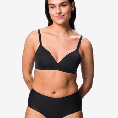 HEMA Medium corrigerende damesslip hoge taille zwart (zwart) | HEMA