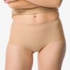 HEMA Medium corrigerende slip hoge taille met kant beige (beige) | HEMA