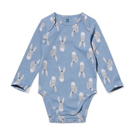 HEMA Meegroeiromper ezels grijs (grijs) | HEMA