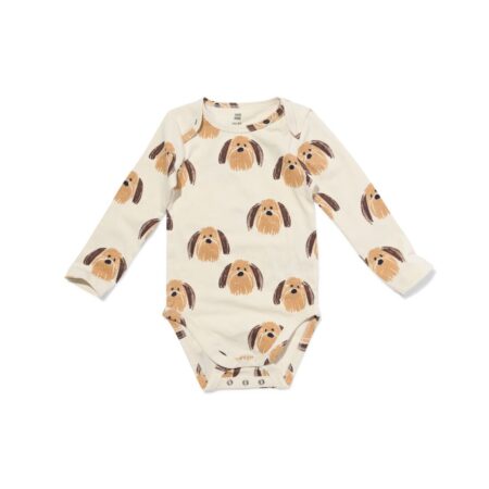 HEMA Meegroeiromper honden naturel (naturel) | HEMA