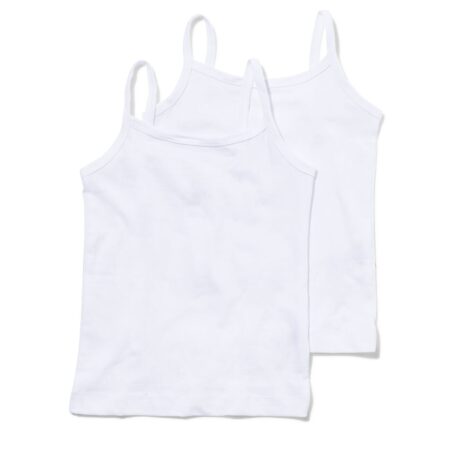 HEMA Meisjeshemden - 2 stuks wit | HEMA