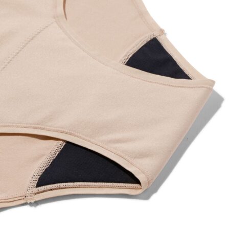 HEMA Menstruatiehipster naadloos lichte absorptie beige | HEMA