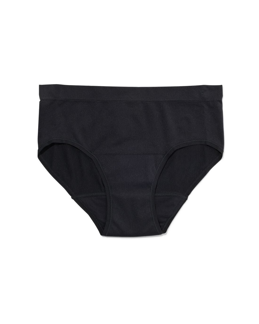 HEMA Menstruatiehipster naadloos lichte absorptie zwart | HEMA