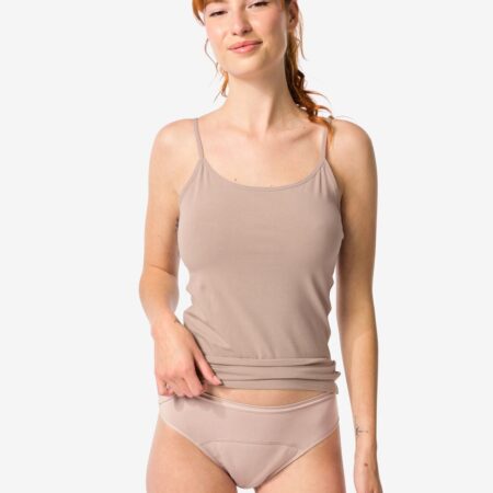 HEMA Menstruatieslip katoen hoge absorptie beige | HEMA