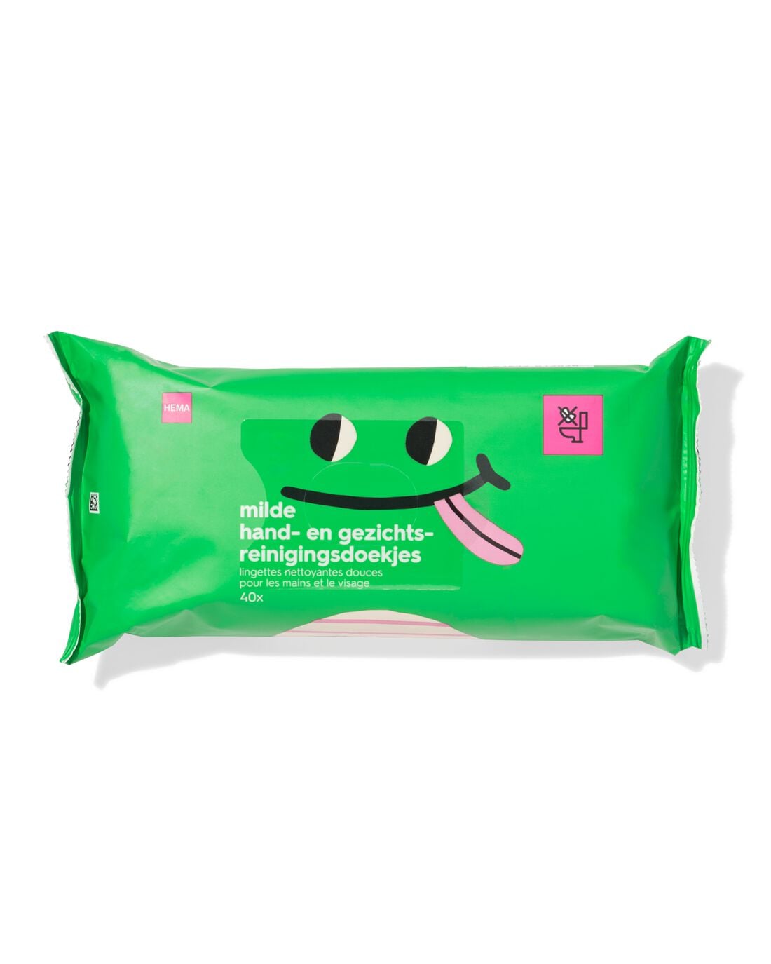 Milde hand- en gezichtsreinigingsdoekjes - 40 stuks