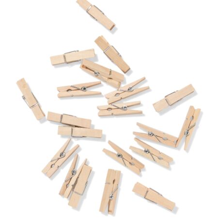 Mini knijpers - 20 stuks