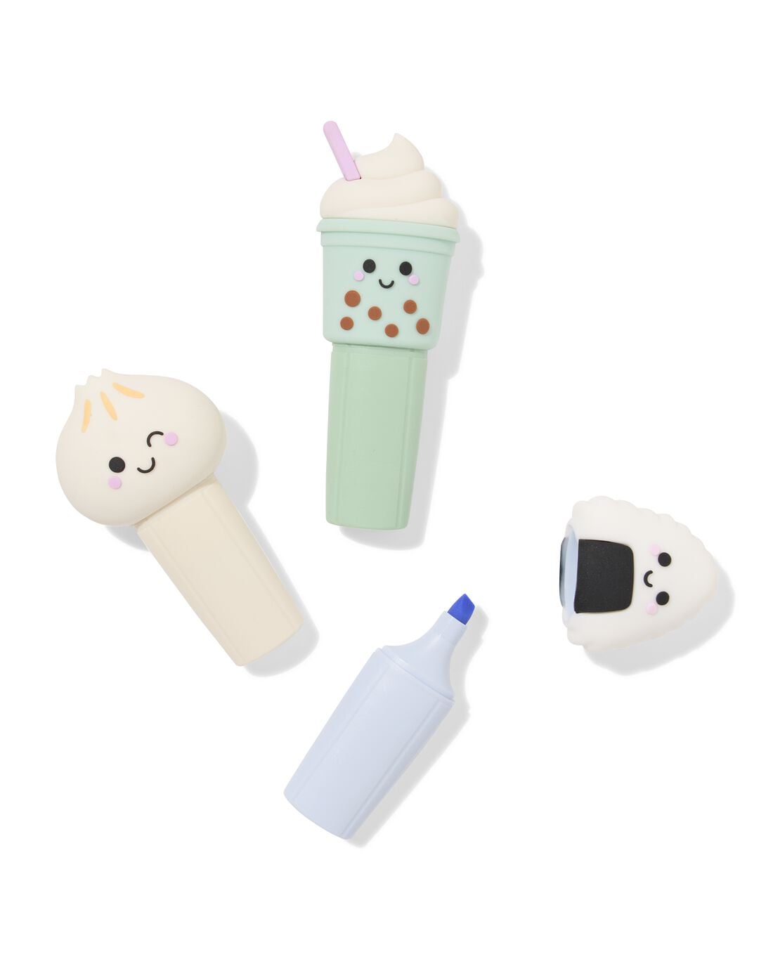 HEMA Mini markeerstiften dumpling - 3 stuks (multicolor) | HEMA