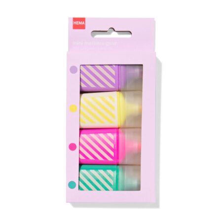 HEMA Mini markers met geur - 4 stuks | HEMA