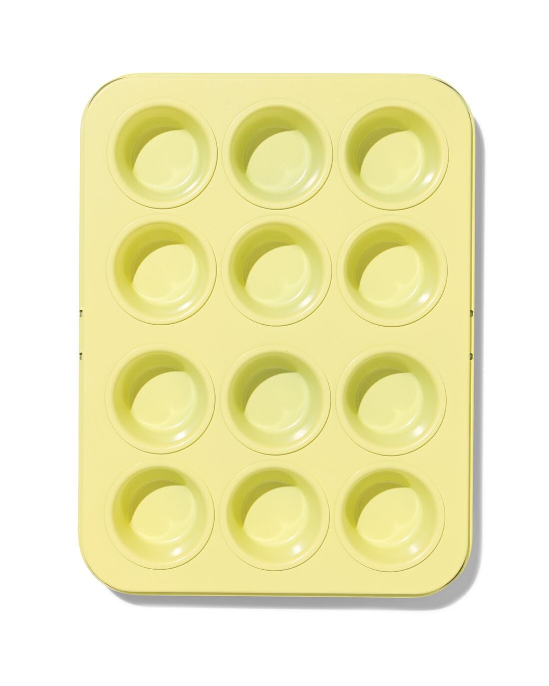 HEMA Mini muffinbakvorm PFAS-vrij (geel) | HEMA
