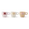Mok 240 ml keramiek dieren - 3 stuks