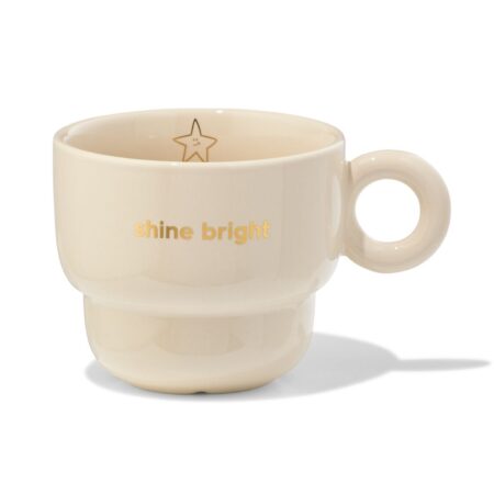 Mok 240ml keramiek shine bright