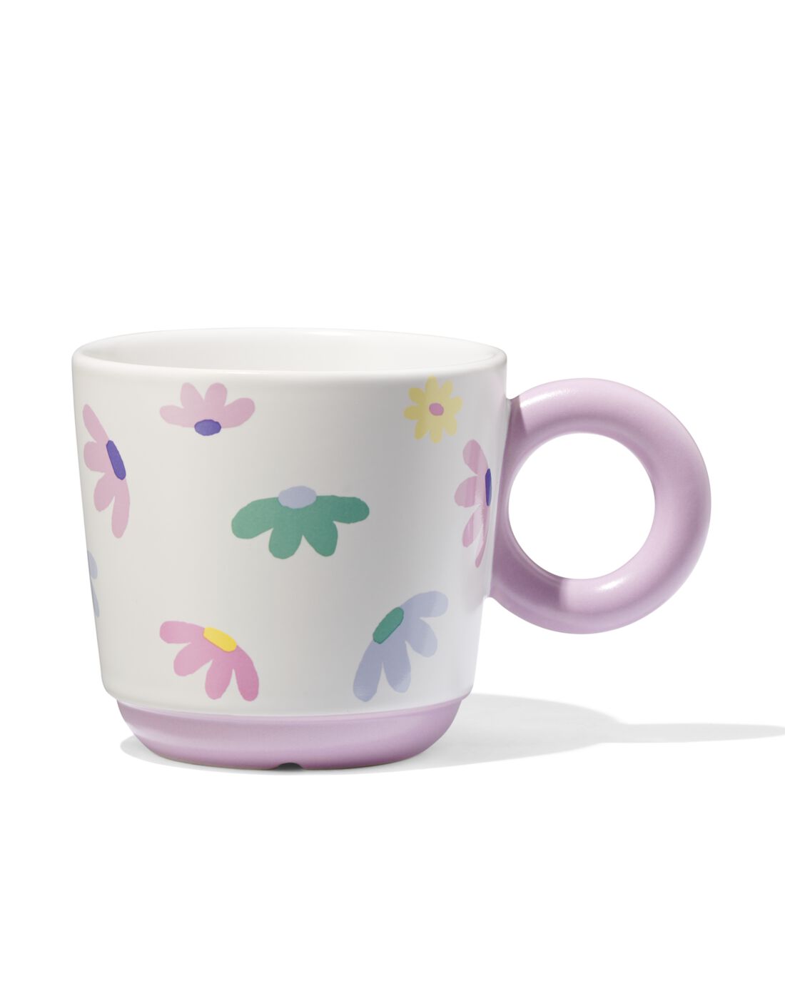 HEMA Mok 280ml aardewerk bloem | HEMA