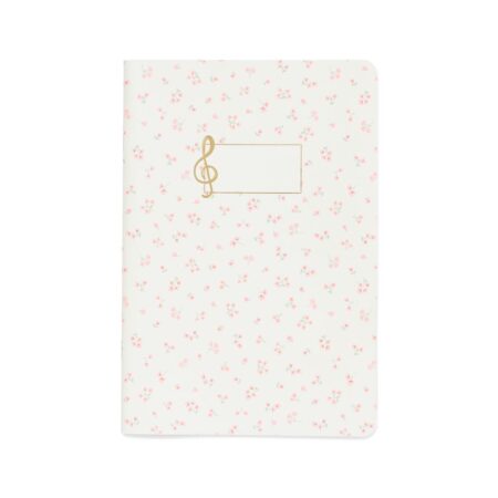 HEMA Muziekschrift A5 bloemen (multicolor) | HEMA