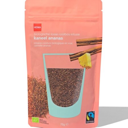 HEMA Navulling bio rooibos kaneel-ananas fruit 75gr | HEMA