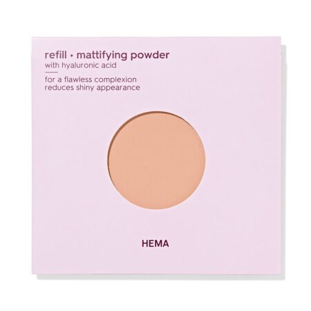 HEMA Navulling mattifying powder 21 soft rose | HEMA