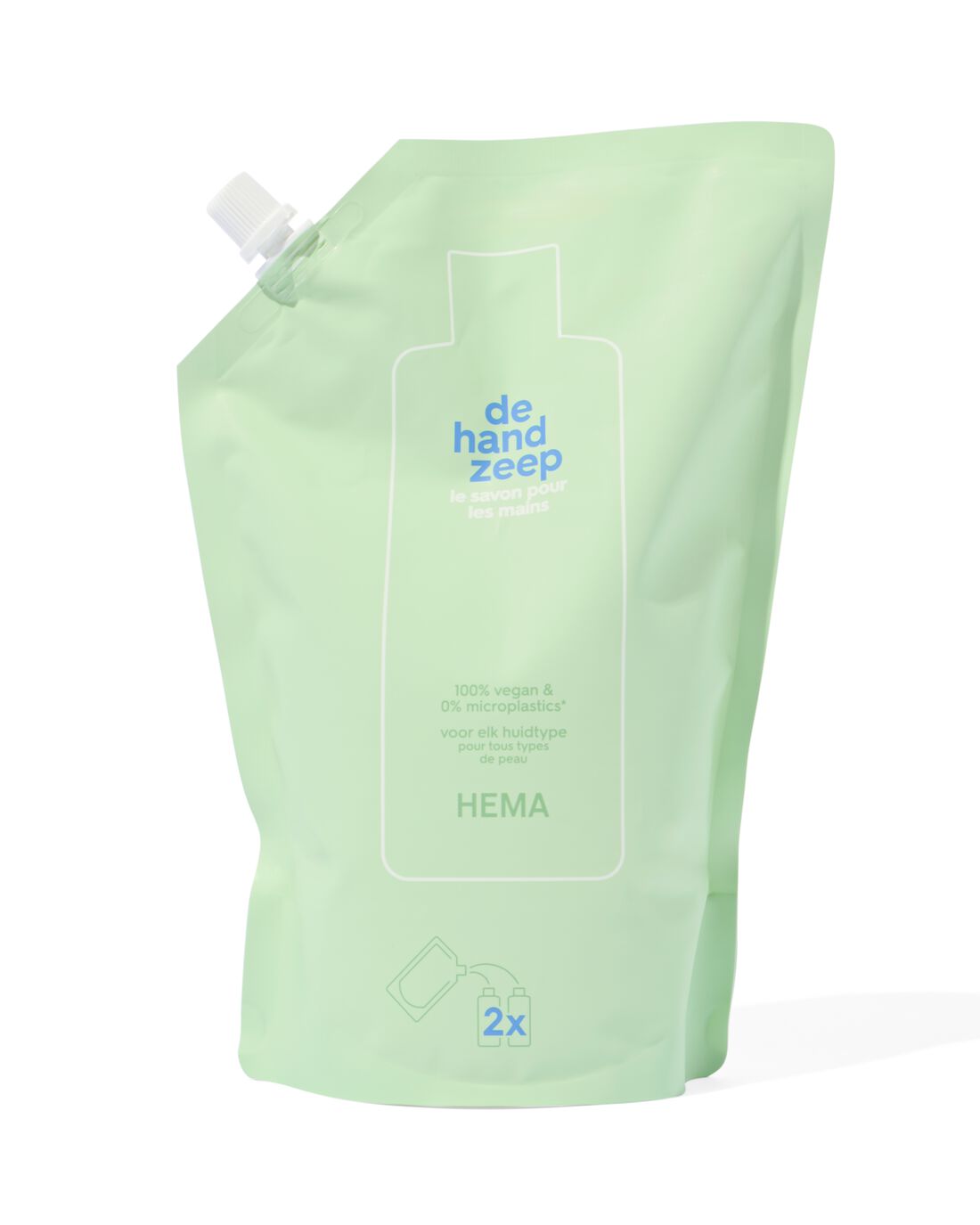Navulverpakking de handzeep 1000ml