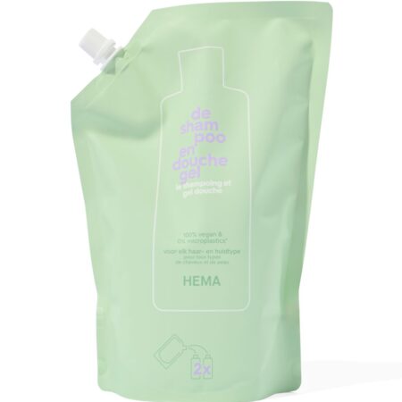 HEMA Navulverpakking shampoo en douchegel 1000ml | HEMA