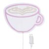 HEMA Neon led-lamp 30.5x40x1.3cm koffie (multicolor) | HEMA