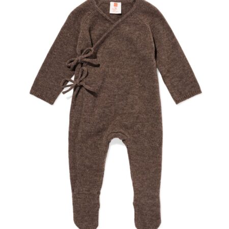 HEMA Newborn boxpakje merinowol donkerbruin (donkerbruin) | HEMA