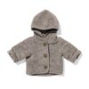 HEMA Newborn jas met wol bruin (bruin) | HEMA