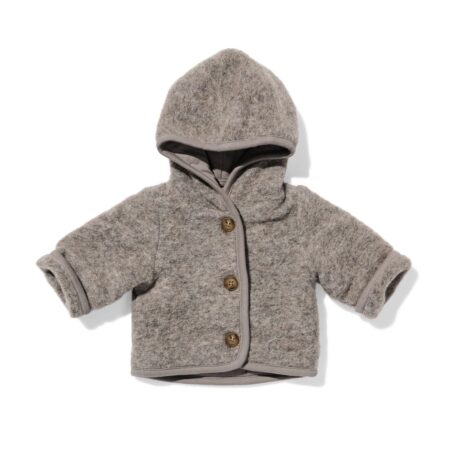 HEMA Newborn jas met wol bruin (bruin) | HEMA