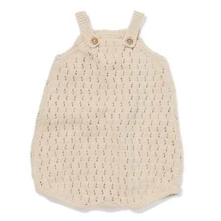 HEMA Newborn jumpsuit gebreid zand (zand) | HEMA