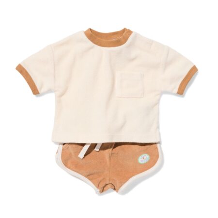 HEMA Newborn kledingset badstof bruin (bruin) | HEMA
